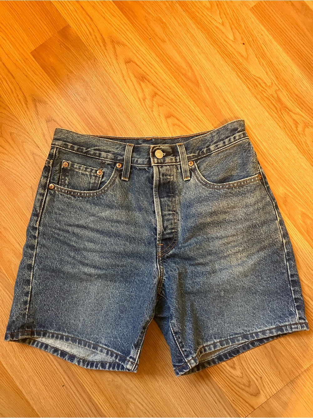 Levi’s 501 Denim Shorts Blue